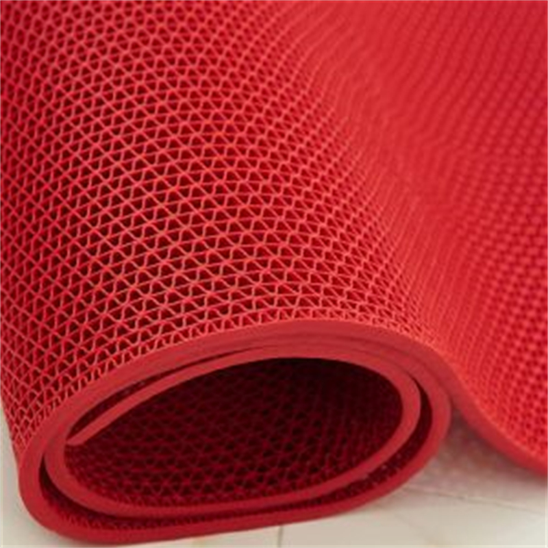前尚 地垫 镂空防滑 1.2*15m 厚5mm PVC 红色(块)