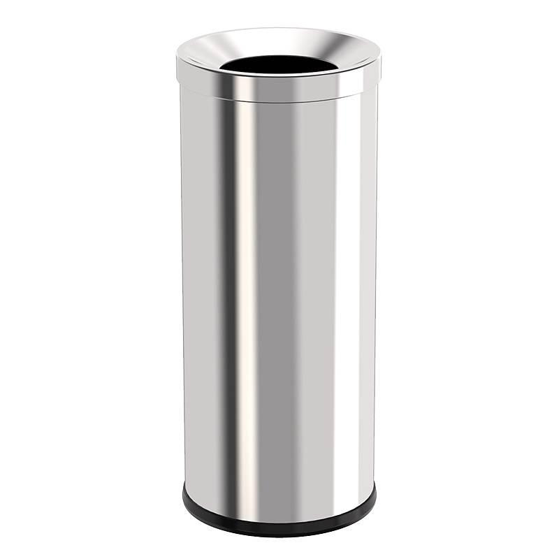科力邦KB1027垃圾桶不锈钢本色250*250*610mm(个)