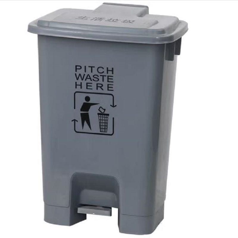 国产30型塑料脚踏垃圾桶30L(单位：个)