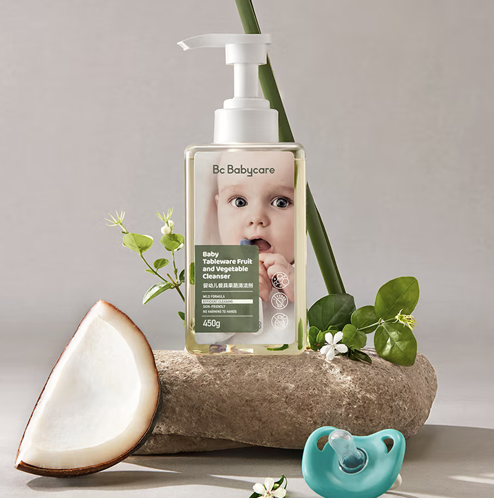 亦木babycare婴儿专用餐具果蔬清洗剂宝宝奶瓶清洁清450ml（单位：瓶）