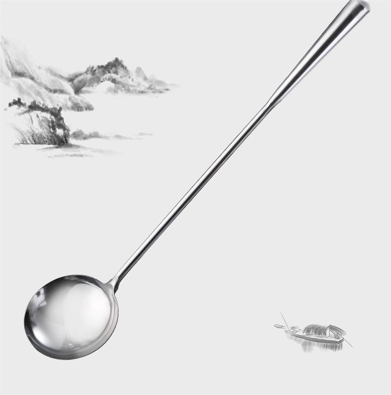 美厨（maxcook）勺头直径9cm 勺柄长40cm不锈钢厨房小工具(单位：把)