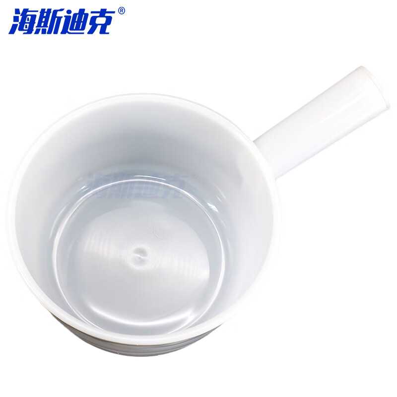 海斯迪克 多功能白色水瓢 工业加厚塑料水勺耐摔水壳水舀储水工具 大号200*105mm HKT-620（口径15cm）(单位：个）