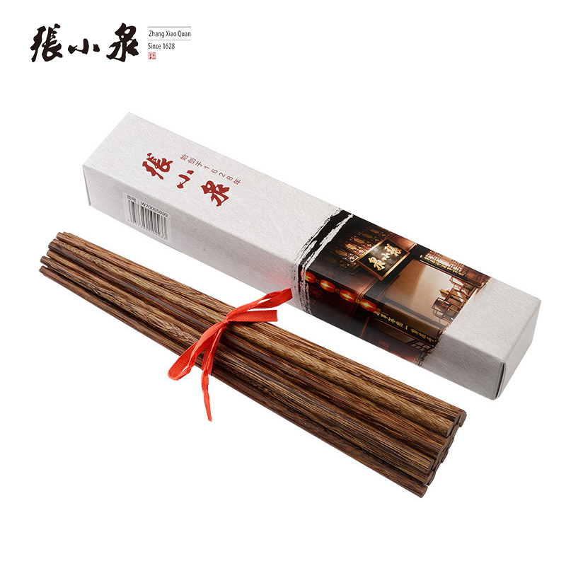 张小泉 W70006000玄香鸡翅木筷10双装 筷子长度27.2cm（件）