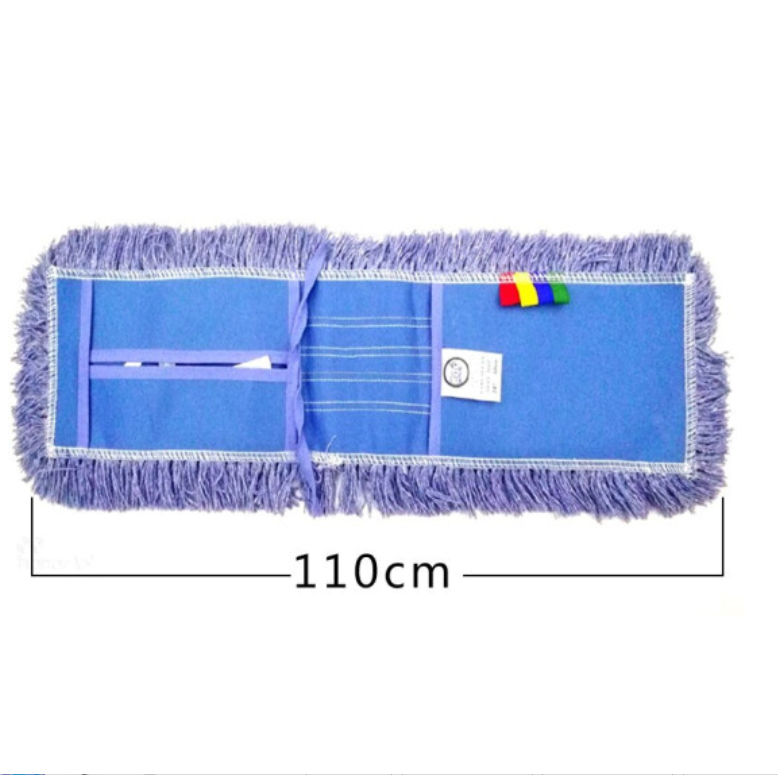 金易洁 尘推罩 棉质拖把罩 速接尘推配件 CM-110 蓝色 110cm（个）