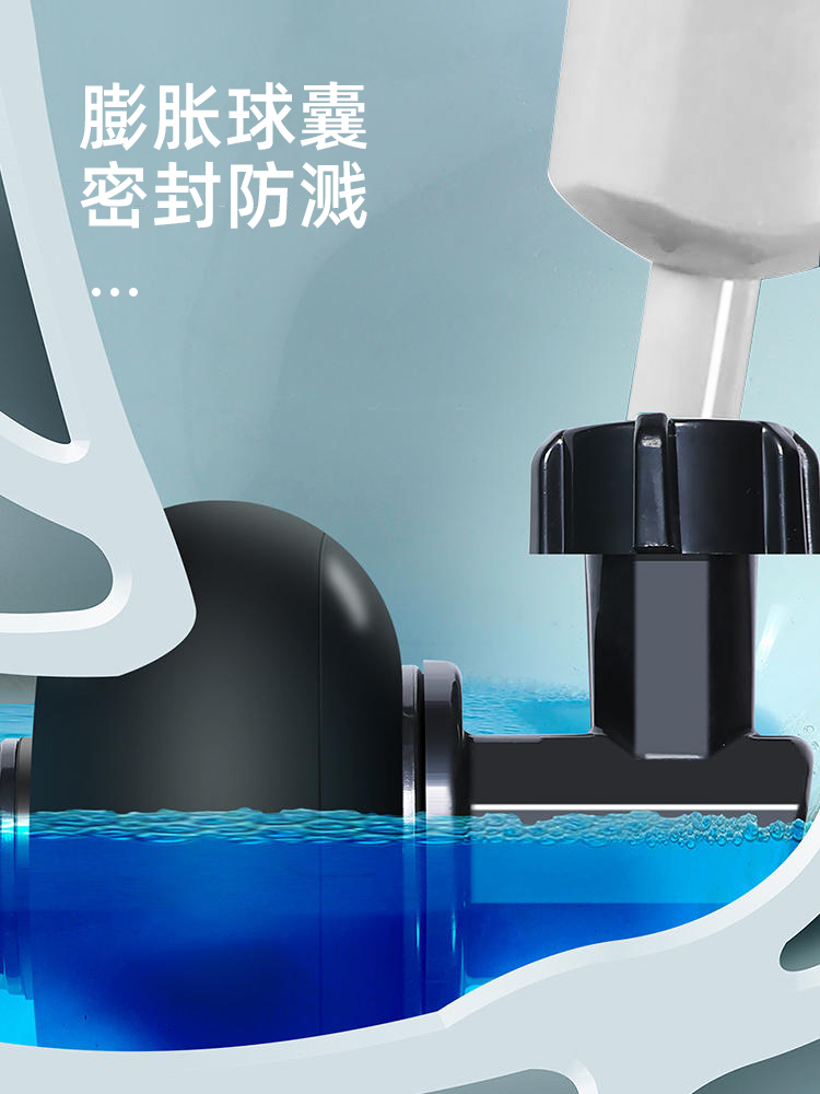 丽兴 马桶疏通器一炮通下水管道厕所地漏堵塞高压气神器皮搋子专用工具   （单位：个）