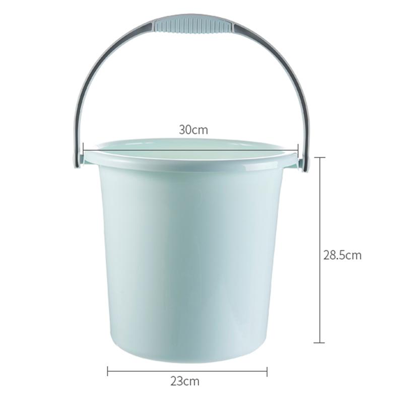 妙然30cm水桶 加厚耐用塑料手提式洗车桶 大容量泡脚洗衣桶清洁储水桶(个)