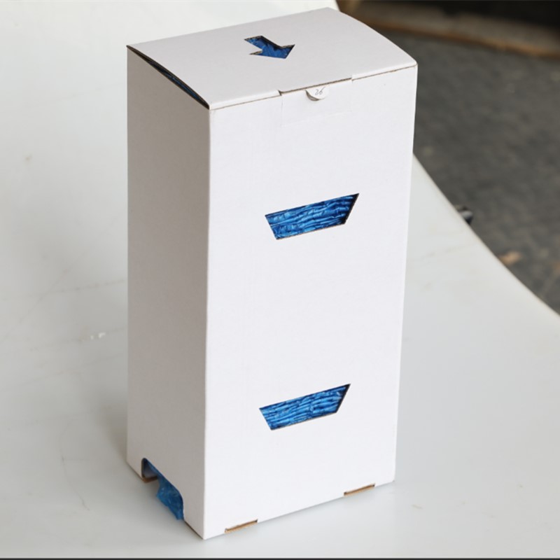五花YK-D6升级版鞋套机塑料鞋套蓝色100只/盒（盒）