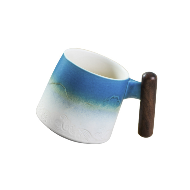 古时候 G04 瓷器山水系列居家旅行商务办公便携泡茶具（单位；个） 颜色随机