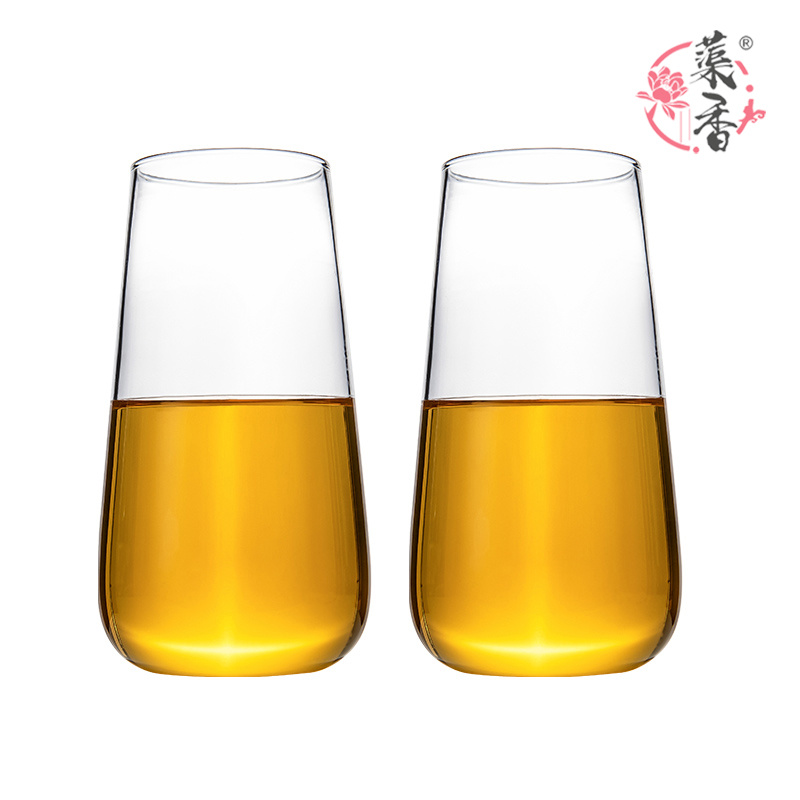 蕖香23F39绿茶杯高硼硅玻璃可定制logo 100起订(个)