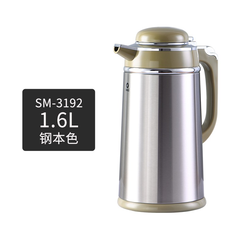 清水3192不锈钢保温壶家用热水瓶暖水壶暖瓶办公室小型开水瓶 1.9L（个）