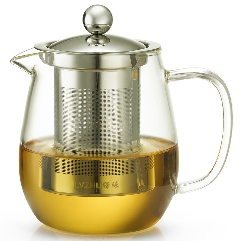 绿珠G386茶壶玻璃茶具 大容量过滤煮茶器600ml（个）