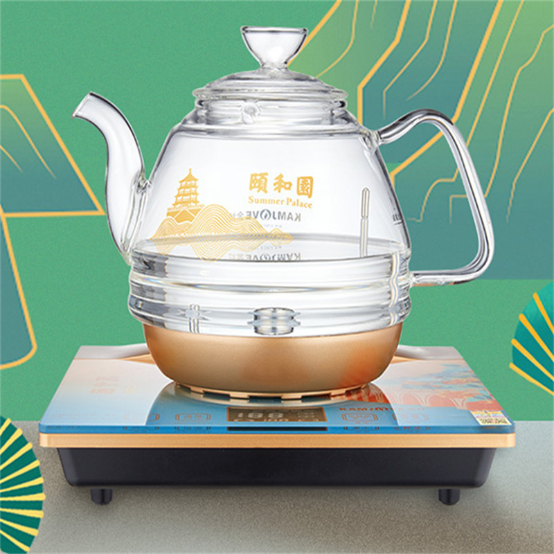 金灶 H7颐和园联名自动上水电热水壶 玻璃煮水壶烧水壶 涌泉式加水（台）