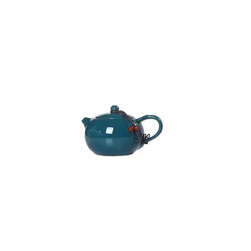 可美瑞特 国潮茶具壶罐套装 1壶1茶叶罐3杯 （套） 孔雀绿