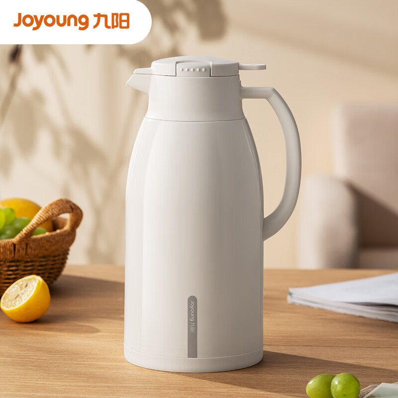 九阳（Joyoung）保温壶热水壶暖水瓶开水瓶大容量1.6LWR188白（个）