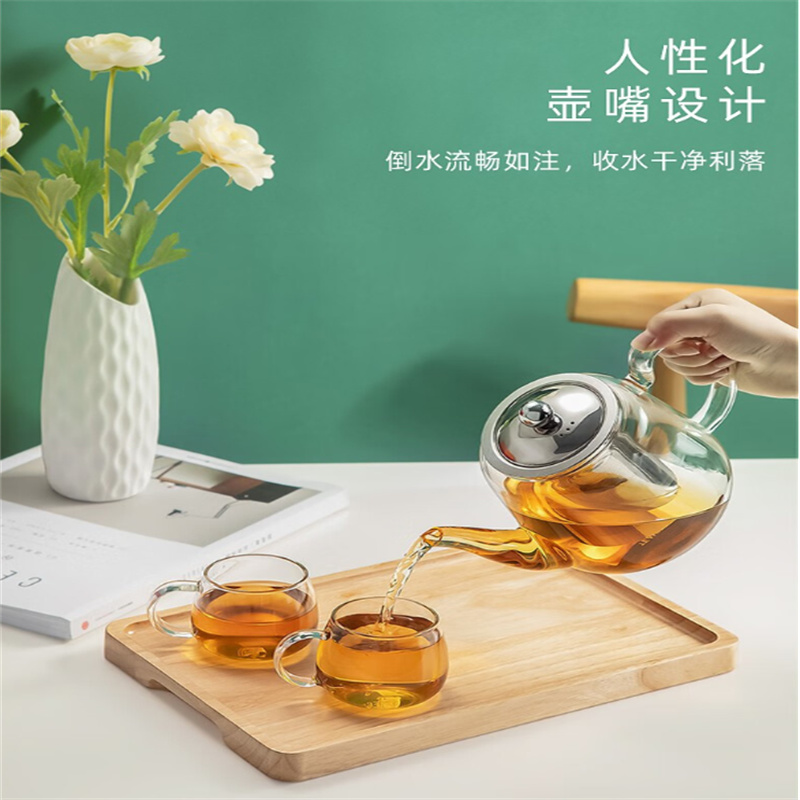 忆壶茶（YI HU TEA）900ml锤纹茶壶 耐热壶（单位：个）
