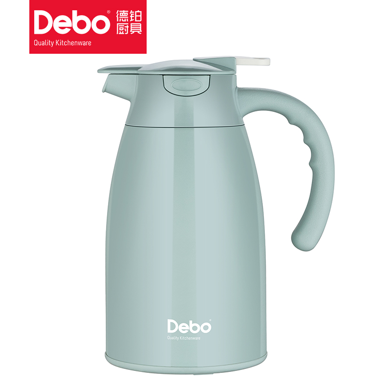 德铂（Debo）DEP-863欧文304不锈钢保温壶1.6L（单位：个）绿色