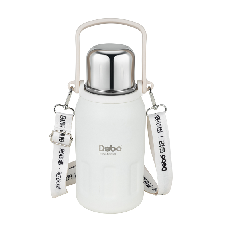 德铂（Debo）DEP-DS386钛享保温壶316不锈钢内胆900ml(单位：个)白色