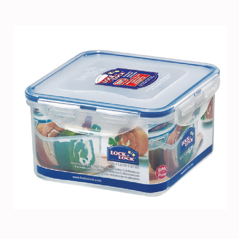 乐扣乐扣HPL822D保鲜盒塑料密封保鲜盒容器装汤碗饭盒便当盒上班族带饭方形1.2L（单位：个）