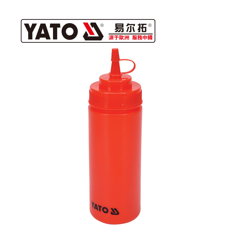 易尔拓YG-00553红色挤酱瓶带盖700ML(个)
