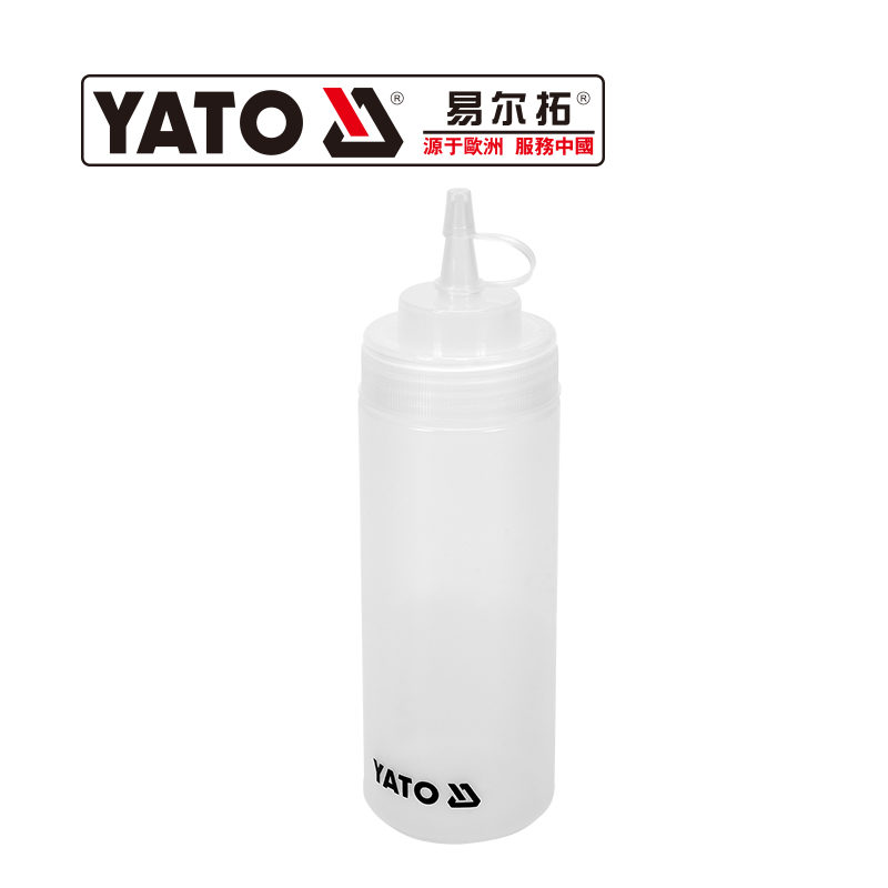 易尔拓YG-00555白色挤酱瓶带盖700ML(个)