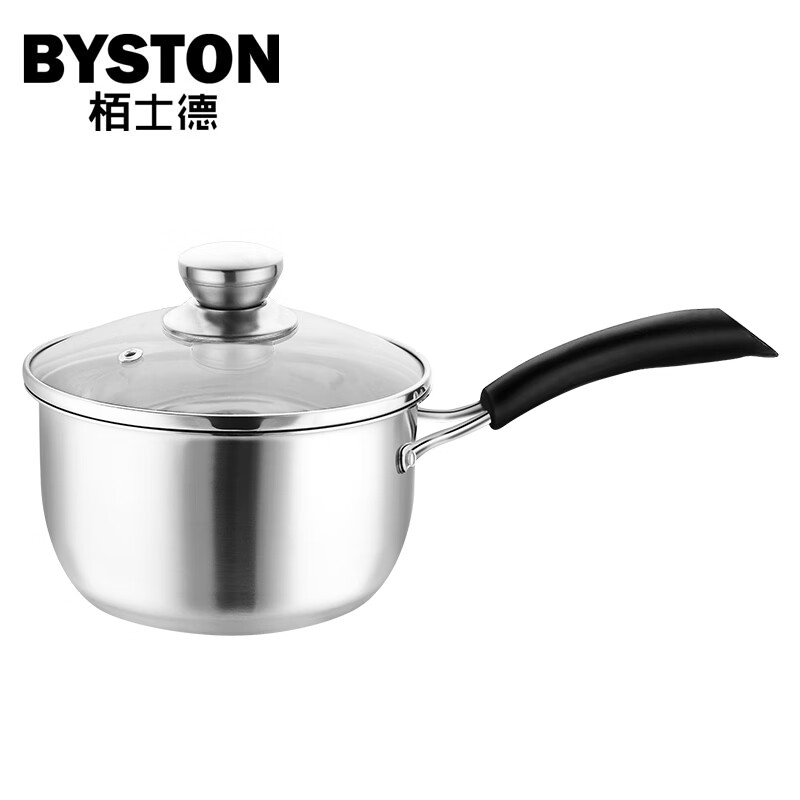 栢士德（BYSTON）BST-107D 不锈钢奥菲奶锅19.3cm（单位：个）