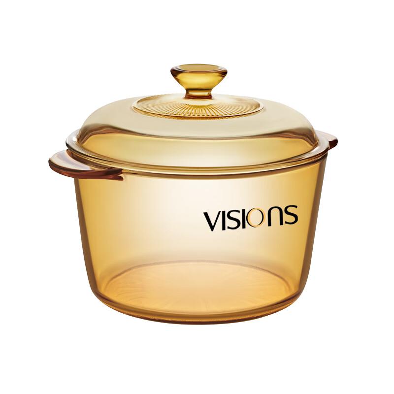康宁（VISIONS） 晶典系列 琥珀色煮锅炖锅 3L晶典锅VS-3-VF-E/KZ（单位：个）