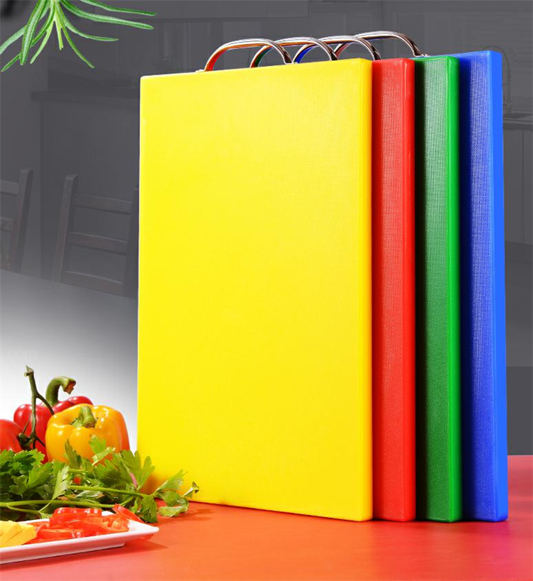 前尚 菜板 塑料 60*40*3cm 红色/绿色/蓝色/黄色 切菜板 案板 砧板 颜色随机(块)