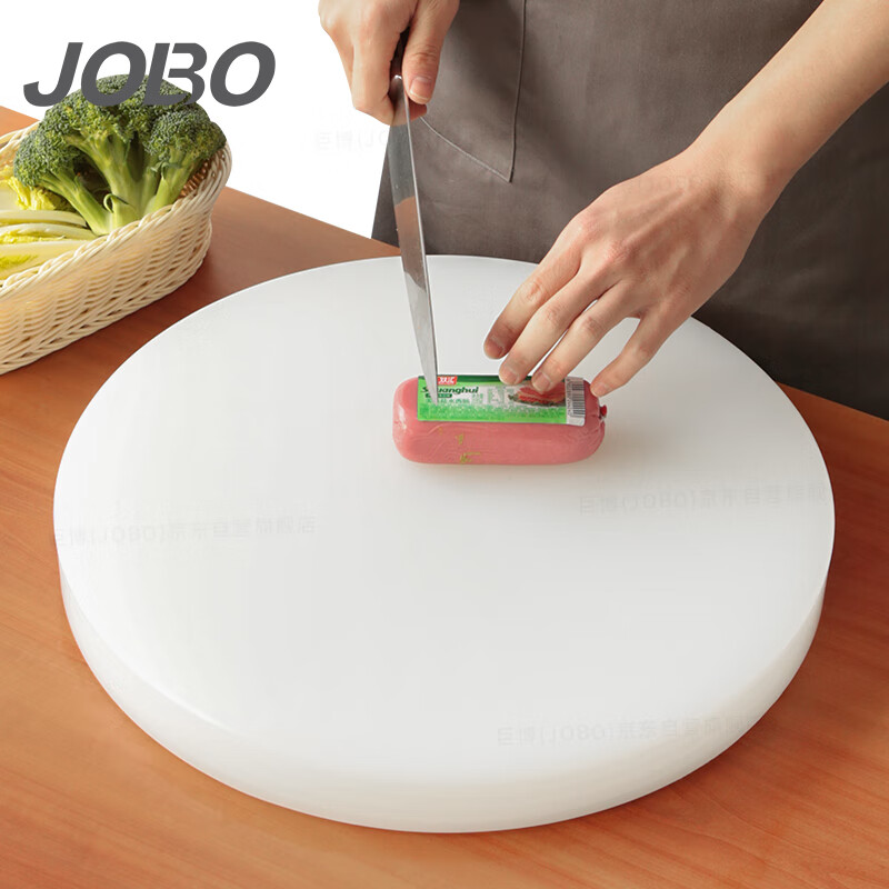 巨博(JOBO)圆形塑菜板 白（单位：只）