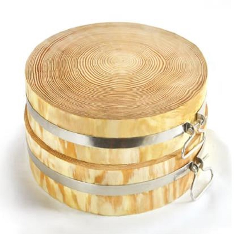 佳福圆形松木菜板直径45cm厚度15cm加钢圈(块)