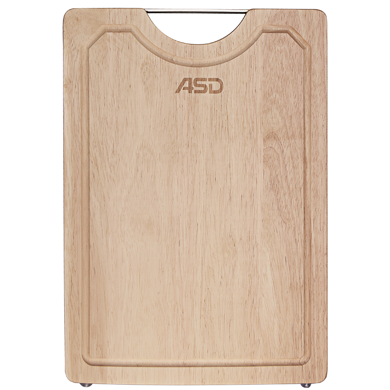 爱仕达（ASD）菜板进口橡胶木99.9%抗菌砧板加厚加大实木案板面板GJ26W2WG (张)