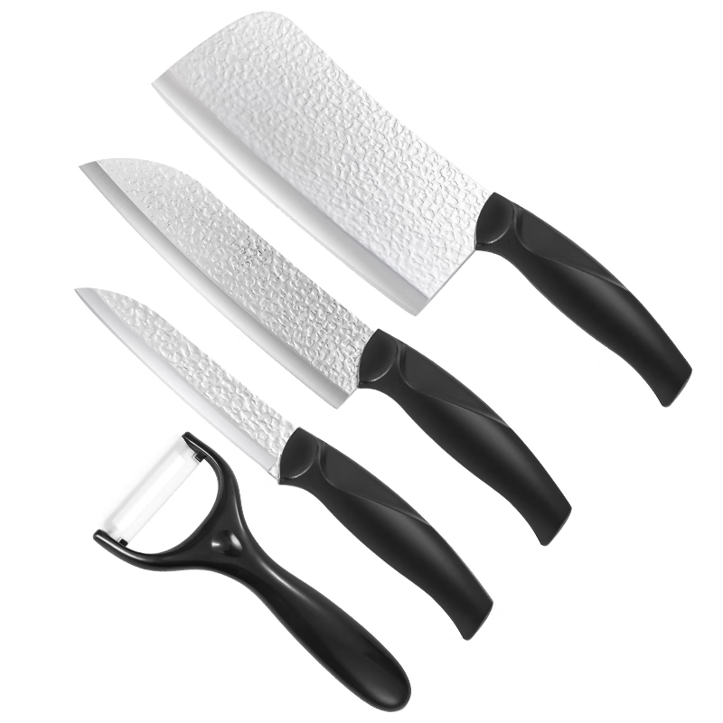 美厨（maxcook）刀具套装 不锈钢菜刀切片刀小厨刀水果刀瓜刨 四件套MCD1086(个)