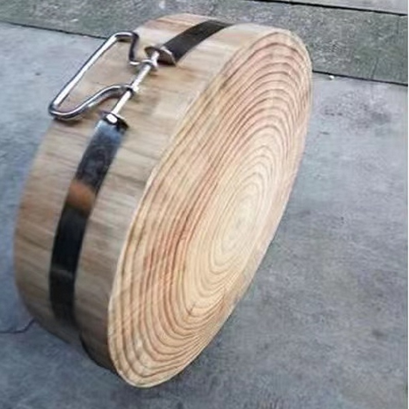 国产 45x15cm 松木砧板菜墩原木实木圆形带钢圈（单位：块）