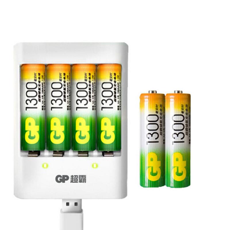 超霸GPKB01GW130-2L4*4+充电器碳性充电电池套装1套(套)