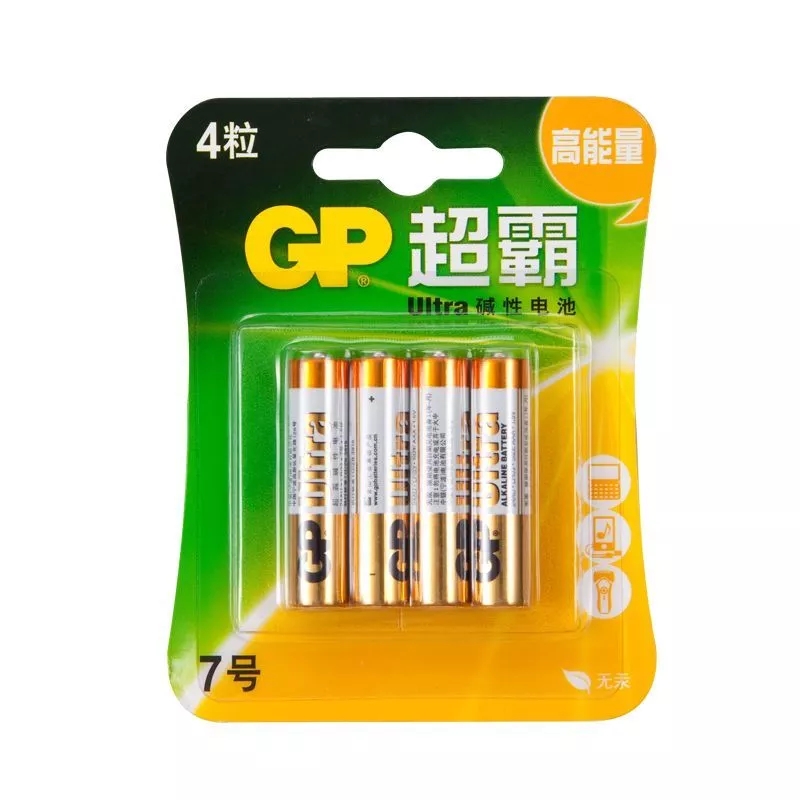 超霸GP24A-L4/7号碱性电池4节/卡(卡)