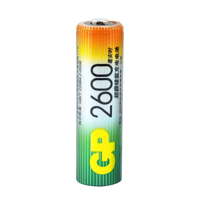 GP超霸 5号2600mA 充电电池 2节/卡 (单位：节)