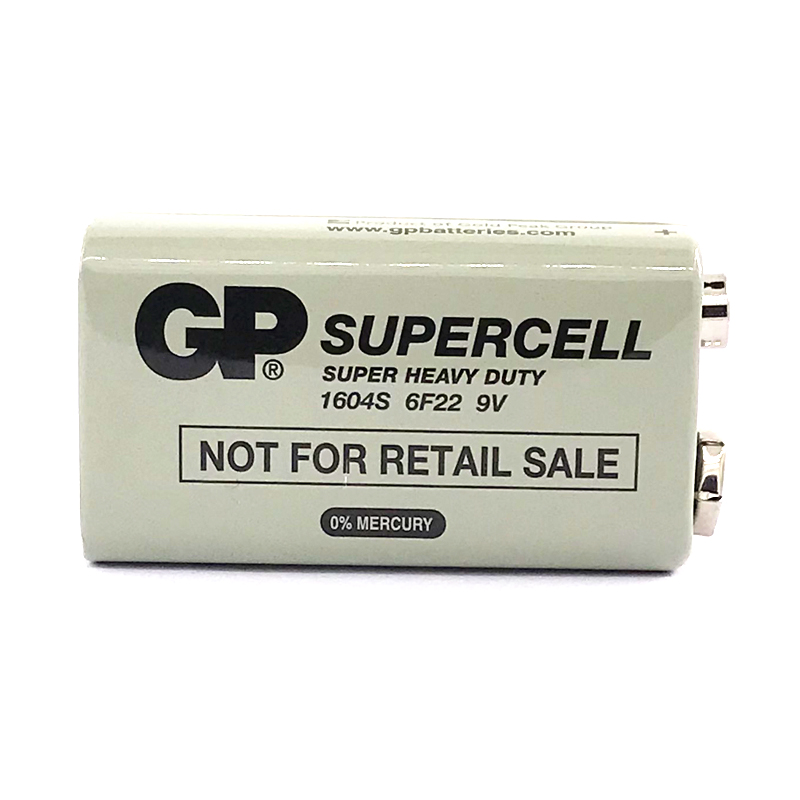 GP超霸9V碳性电池GN1604S－SB1（英文版）