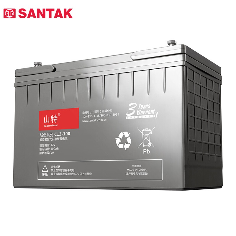 山特（SANTAK）C12-100 12V100AH山特UPS电源电池（单位：台）