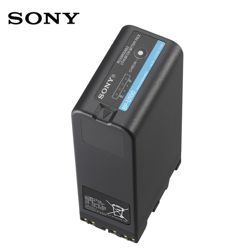 索尼 (SONY) BP-U100原装锂电池 6400mAH U90升级款（适用于索尼Z280V、FS5M2、FS7M2、FX6、FX9等摄像机（个）