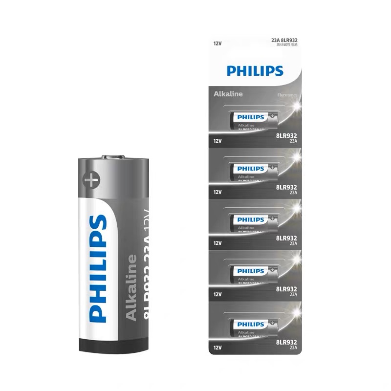飞利浦(PHILIPS)23A12V电池5粒高伏碱性电池  （单位：卡）