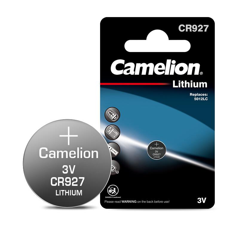 飞狮（Camelion）CR927 3V 纽扣电池 扣式电池 1粒/卡（卡）