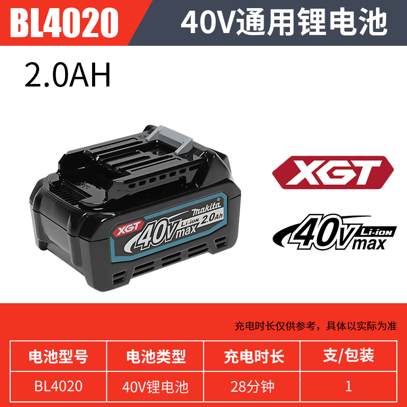 牧田BL4020锂电池（单位：个）