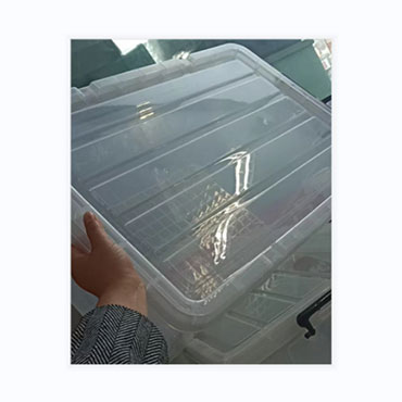 永吉透明带盖收纳箱 长度57宽度42高度35cm（个）