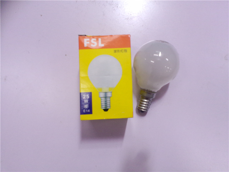 佛山照明E14圆砂灯泡25W（只）