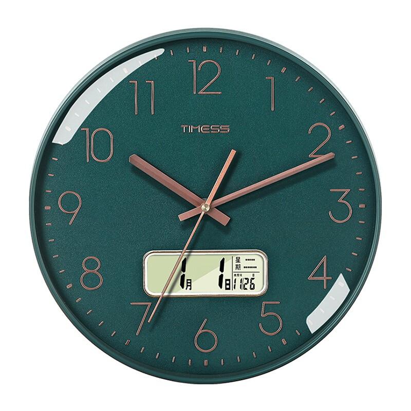 TIMESS P12B-10 钟表 1.00 个/只 (计价单位：只) 抹茶绿玫瑰金字体