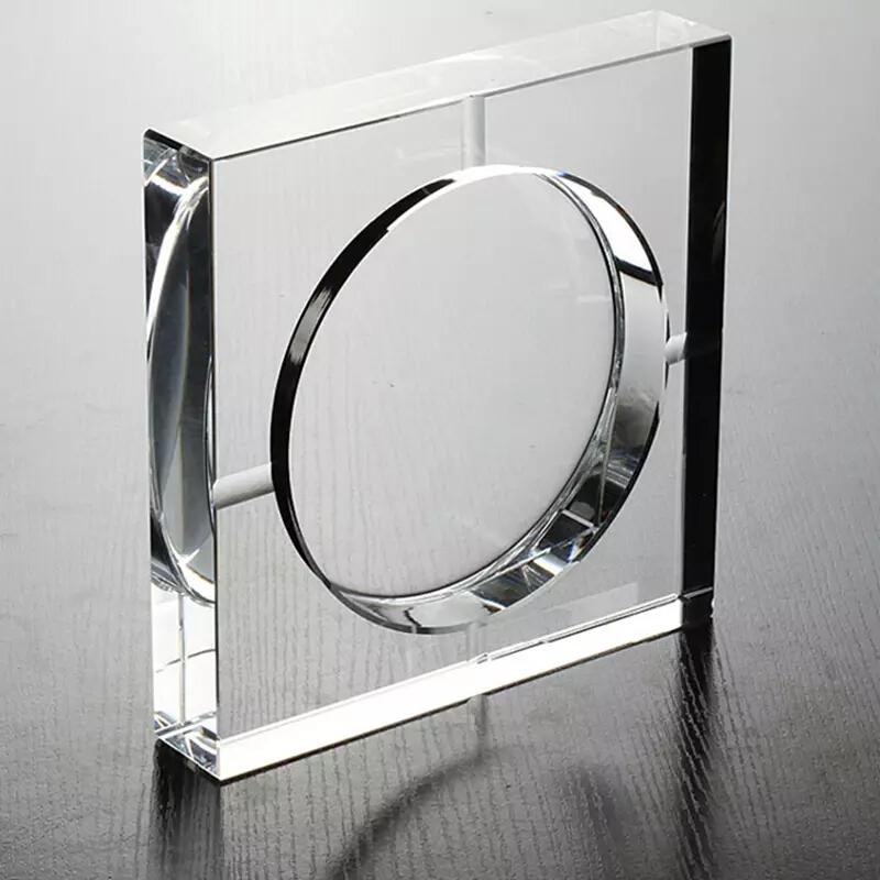 费纳斯 水晶玻璃时尚烟灰缸 方形大号20cm（带隔热垫)（单位：个）