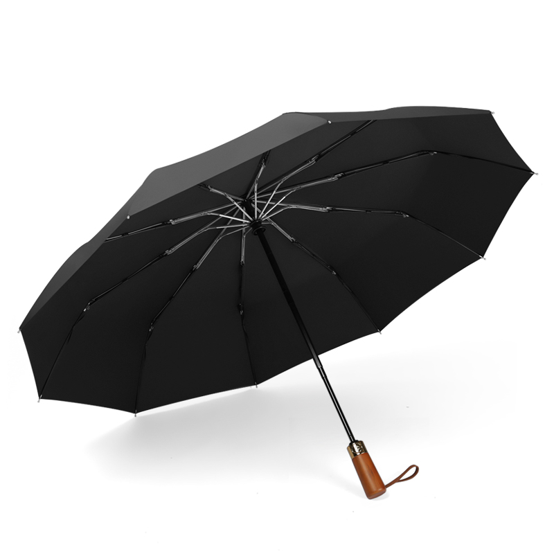 美度M3018三折自动开收晴雨伞58.5cm*10k/105cm雅致黑（单位：把）
