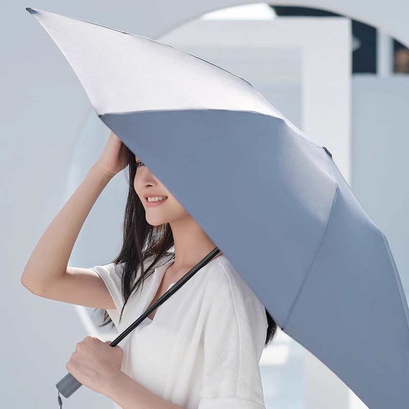 铭创恒晟BCLK-MJ折叠雨伞黑色太阳伞全自动反向折叠不沾湿伞LED照明(把)