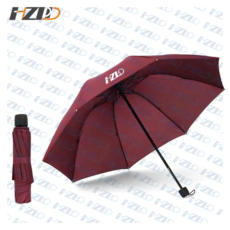 Hertzparadise HP-WE 折叠雨伞 65cm*96cm 黑色 /红色/蓝色可选(单位：把)