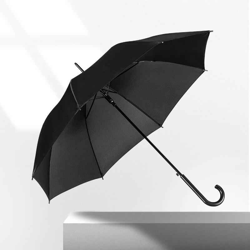 美乐黑色直杆大号雨伞(单位：把)