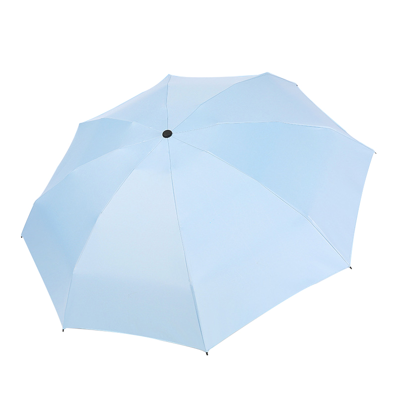 三极户外（Tri－Polar）TP7041雨伞雨衣迷你五折伞口袋伞晴雨两用女小清新遮阳伞防紫外线防晒太阳伞雨伞 蓝色（把）